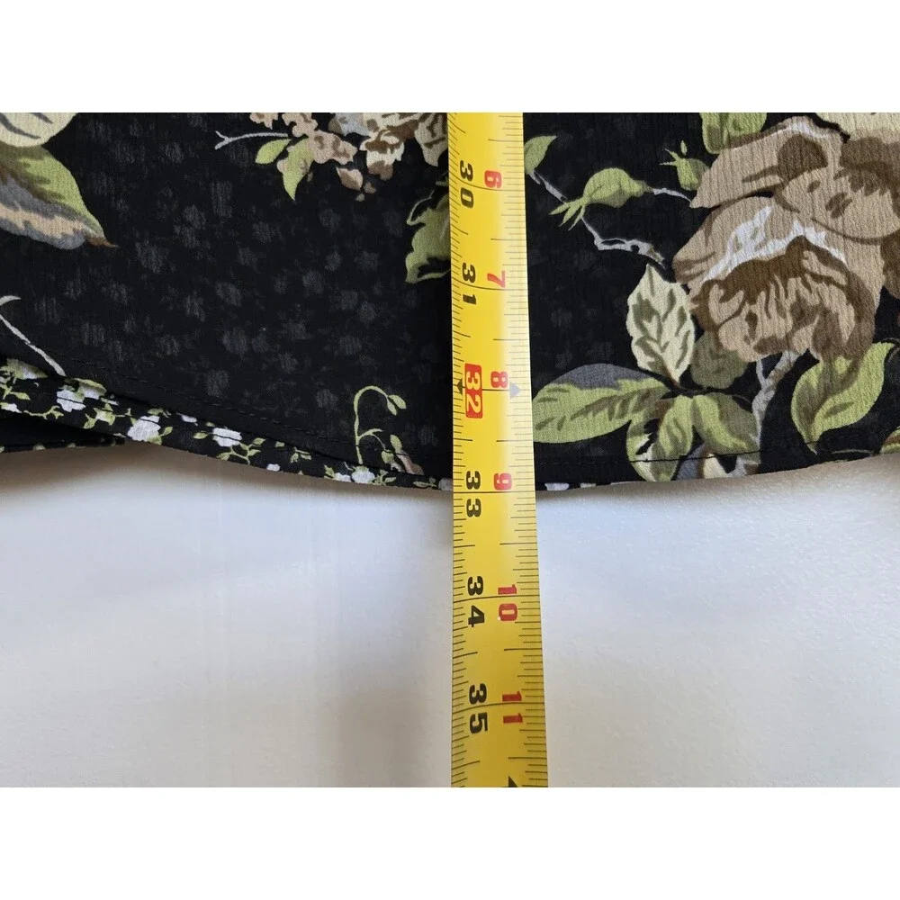 White Stag Skirt Womens XL Dark Floral Peasant Boho Festival Flower Cottagecore
